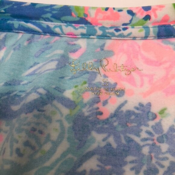 Lilly Pulitzer Finn Top Size S Fished My Wish - Picture 4 of 6